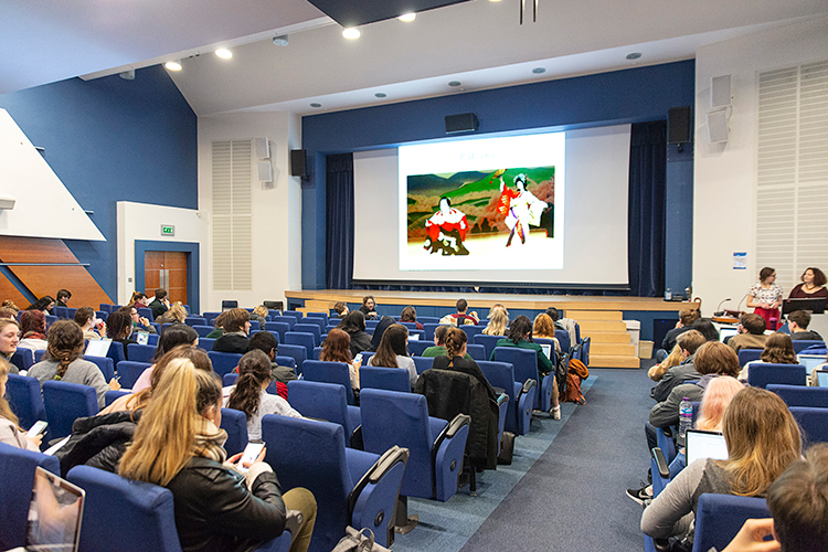 Film screening in the Buchanan Theatre