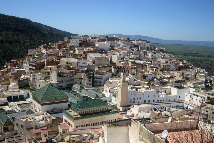 Hilly town in Morocco by Michael Whitehouse